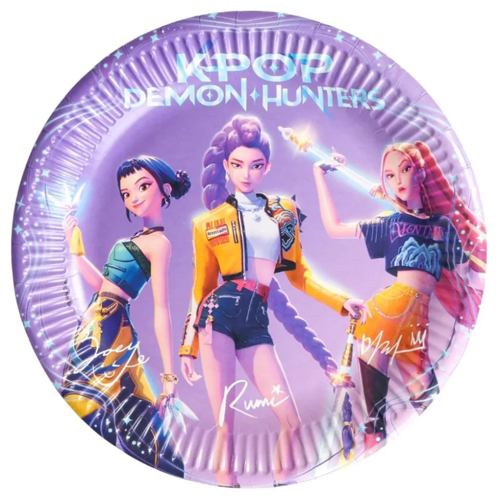 Papptallerkener K-Pop Demon Hunters