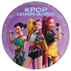 Papptallerkener K-pop Demon Hunters