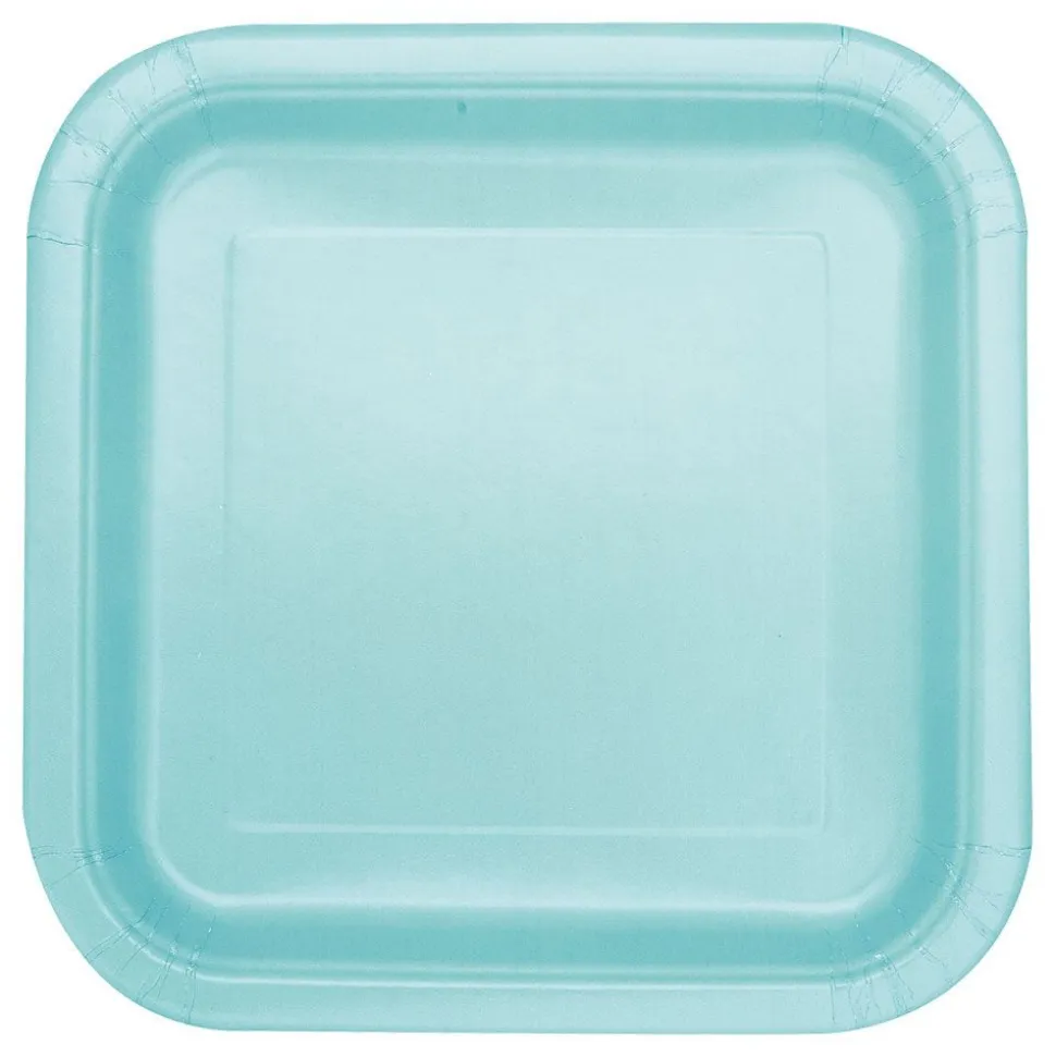 Papptallerkener Kvadrat Mint