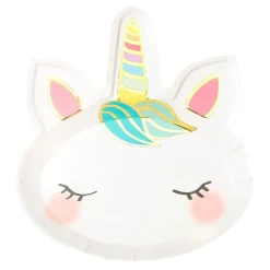 Papptallerkener Love Unicorns Enhjøringshode
