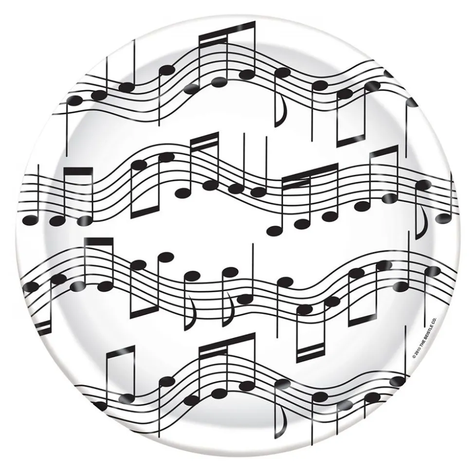 Papptallerkener Musikk Noter