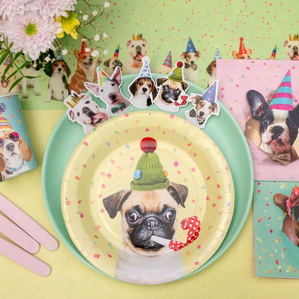 Papptallerkener Party Hund