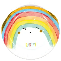 Papptallerkener Rainbow Party