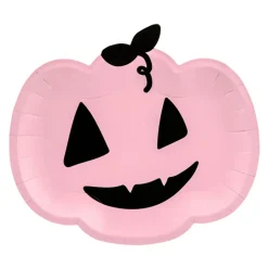 Papptallerkener Rosa Gresskar Halloween
