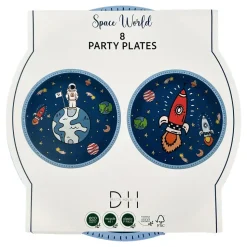Papptallerkener Space World