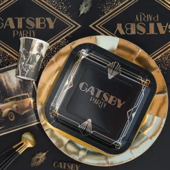 Papptallerken Gatsby Noir