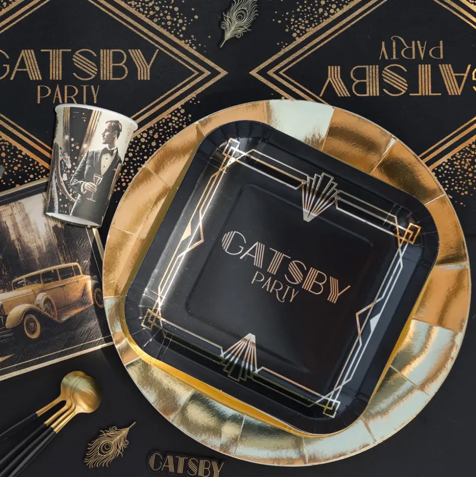 Papptallerken Gatsby Noir