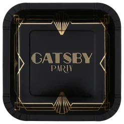 Papptallerken Gatsby Noir