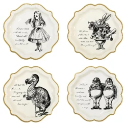Papptallerken Mad Hatter Alice Wonderland