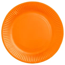 Papptallerken Oransje
