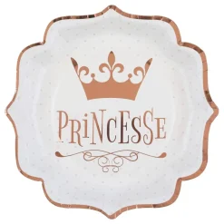 Papptallerken Prinsesse Roségull