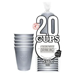 Party Cups Sølv