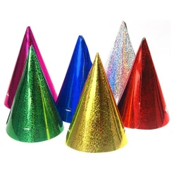 Partyhatter Holografiske Flerfargede