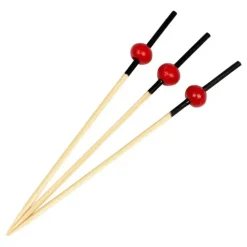 Partypicks Bambus Red Ball