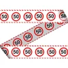 Partytape Trafikkskilt 50