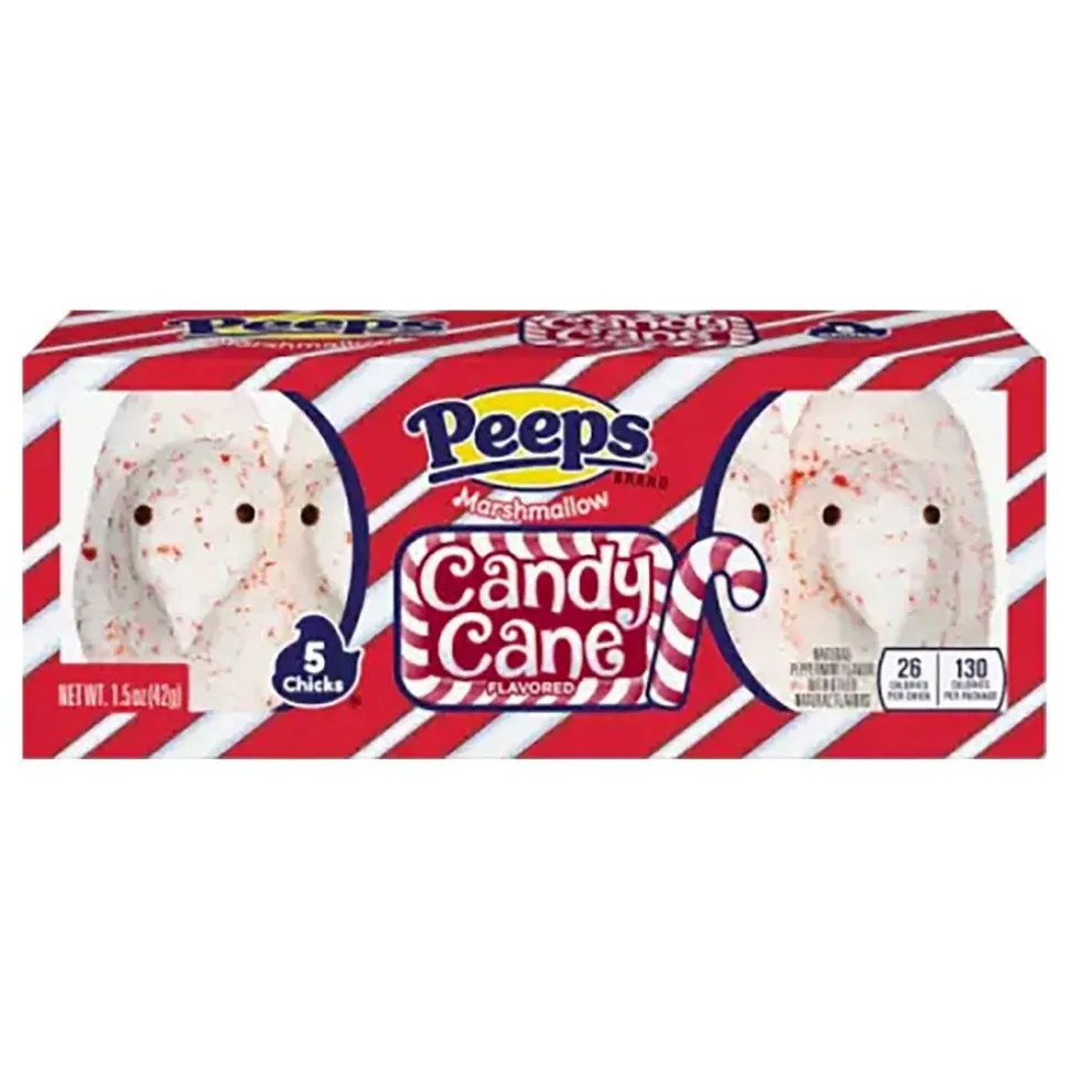 Peeps Marshmallow Candy Cane Chicks