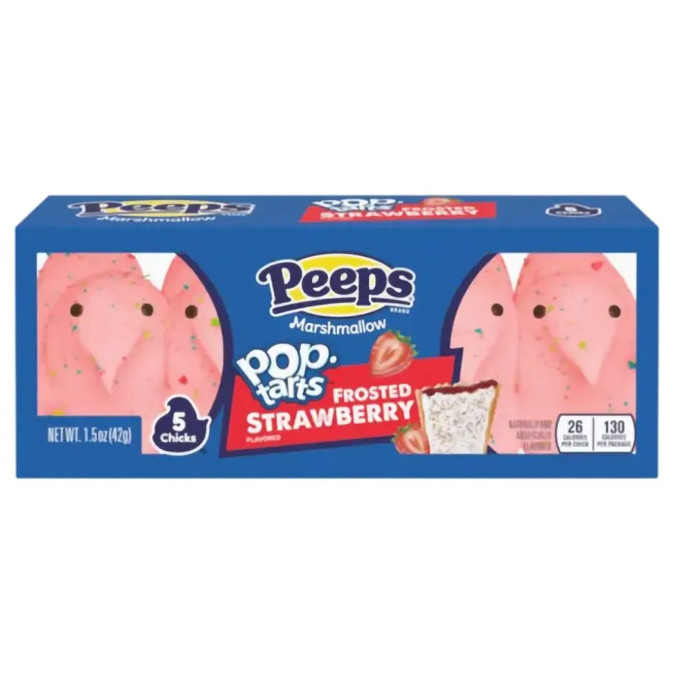 Peeps Marshmallow Chicks Pop-Tarts Frosted Strawberry