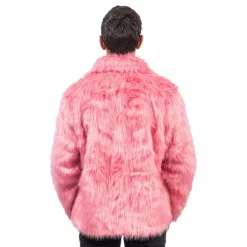 Pelsjakke Gammelrosa