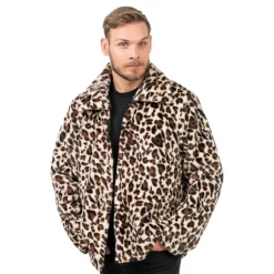 Pelsjakke Leopard