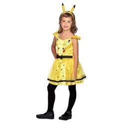 Pikachu Kjole Barn Kostyme