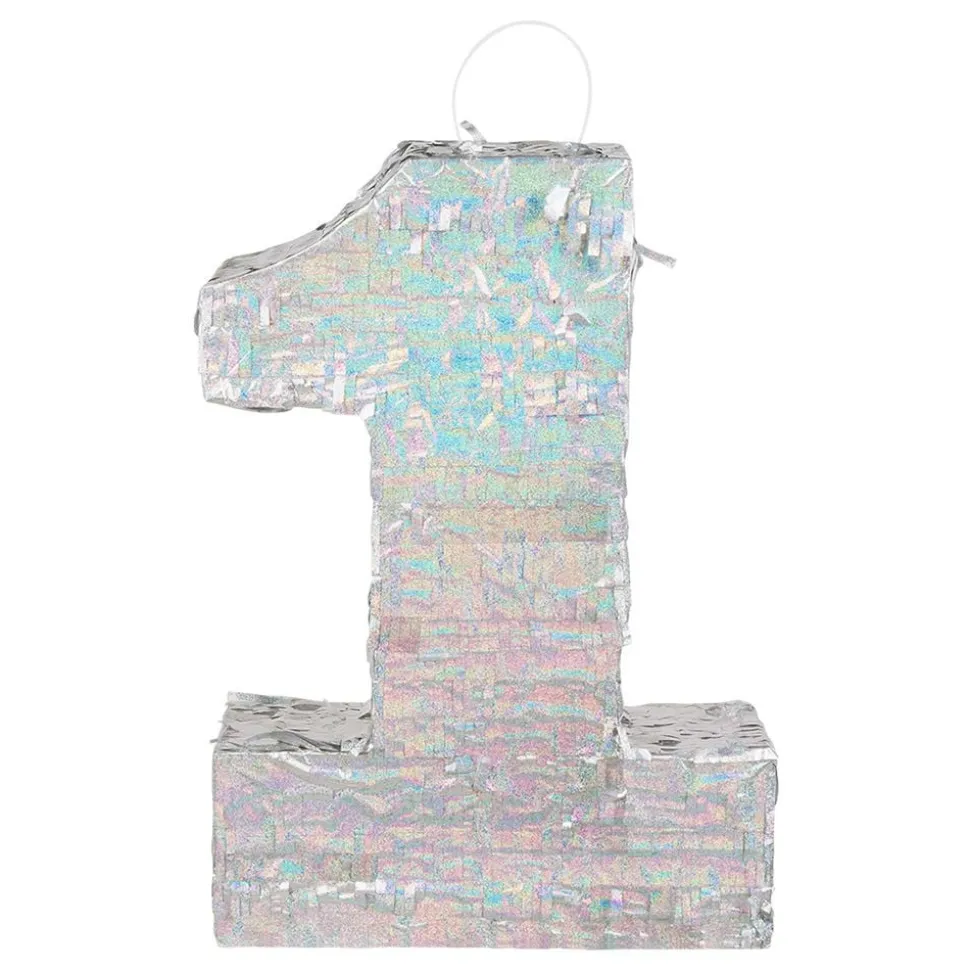 Pinata Tall Sølv Holografisk