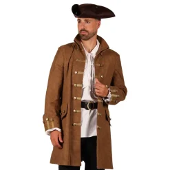 Piratjakke Brun Herre Deluxe