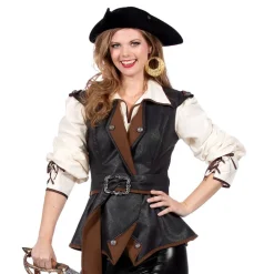 Piratjakke Deluxe Dame Kostyme