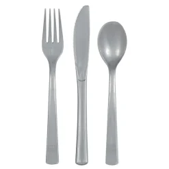 Plastbestikk Sølv