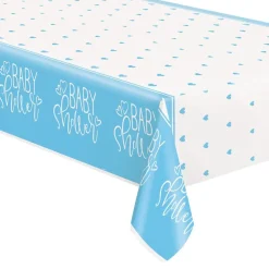 Plastduk Baby Shower Blå