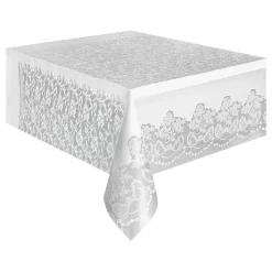 Plastduk Bryllup Hvit