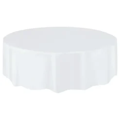 Plastduk Rund Hvit
