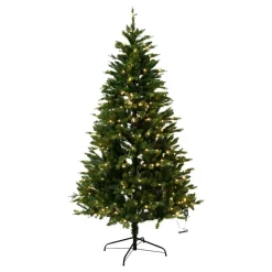 Plastjuletre med LED-belysning