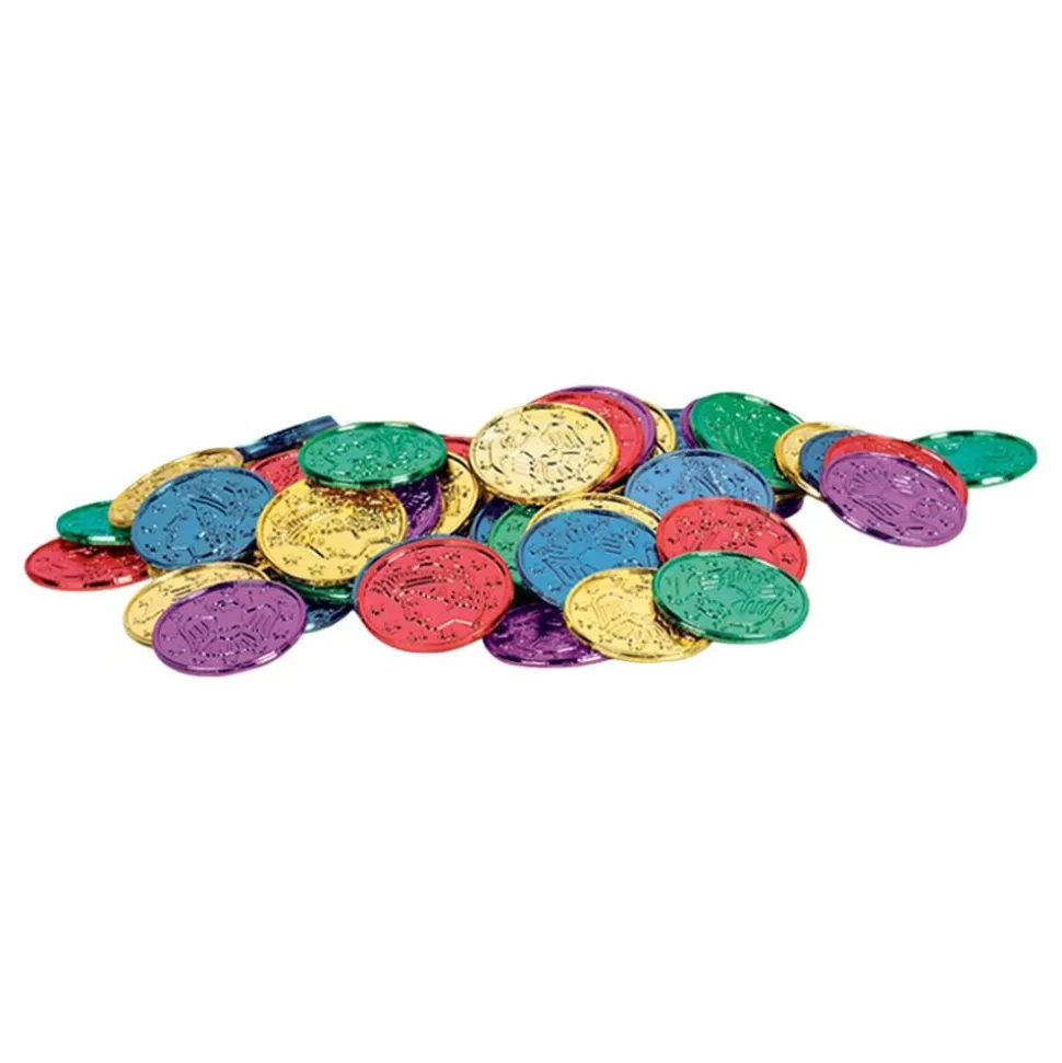 Plastmynt Flerfarget