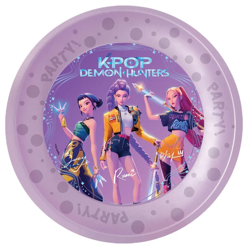Plasttallerkener K-pop Demon Hunters™ Gjenbrukbare