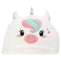 Pledd med hette Unicorn