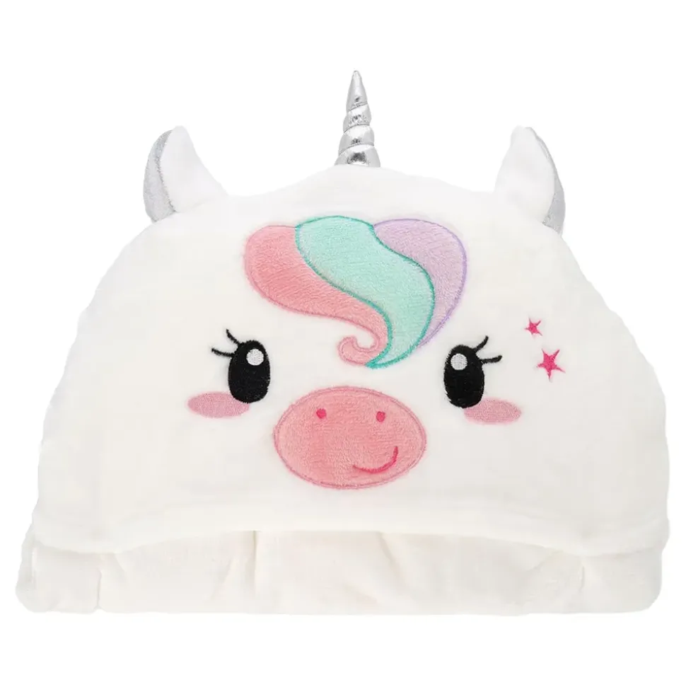 Pledd med hette Unicorn