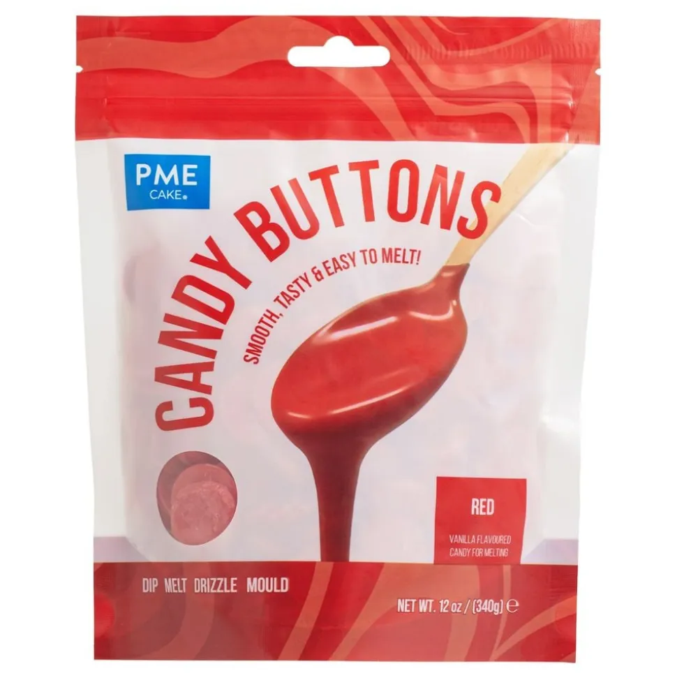 PME Candy Buttons Rød