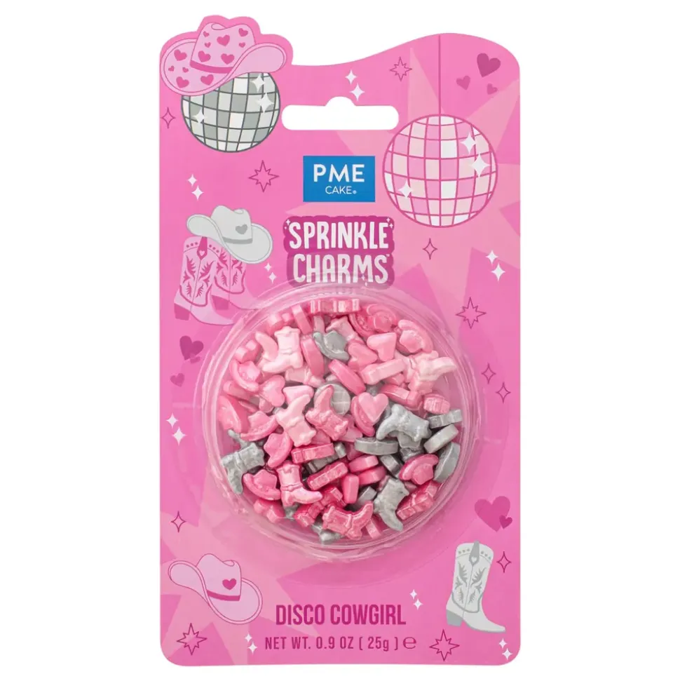 PME Disco Cowgirl Sprinkle Charms
