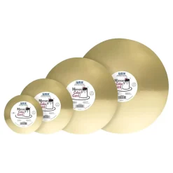 Pme Kakebrett Rundt Gull Metallic