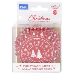 PME Muffinsformer med folie og julemotiv
