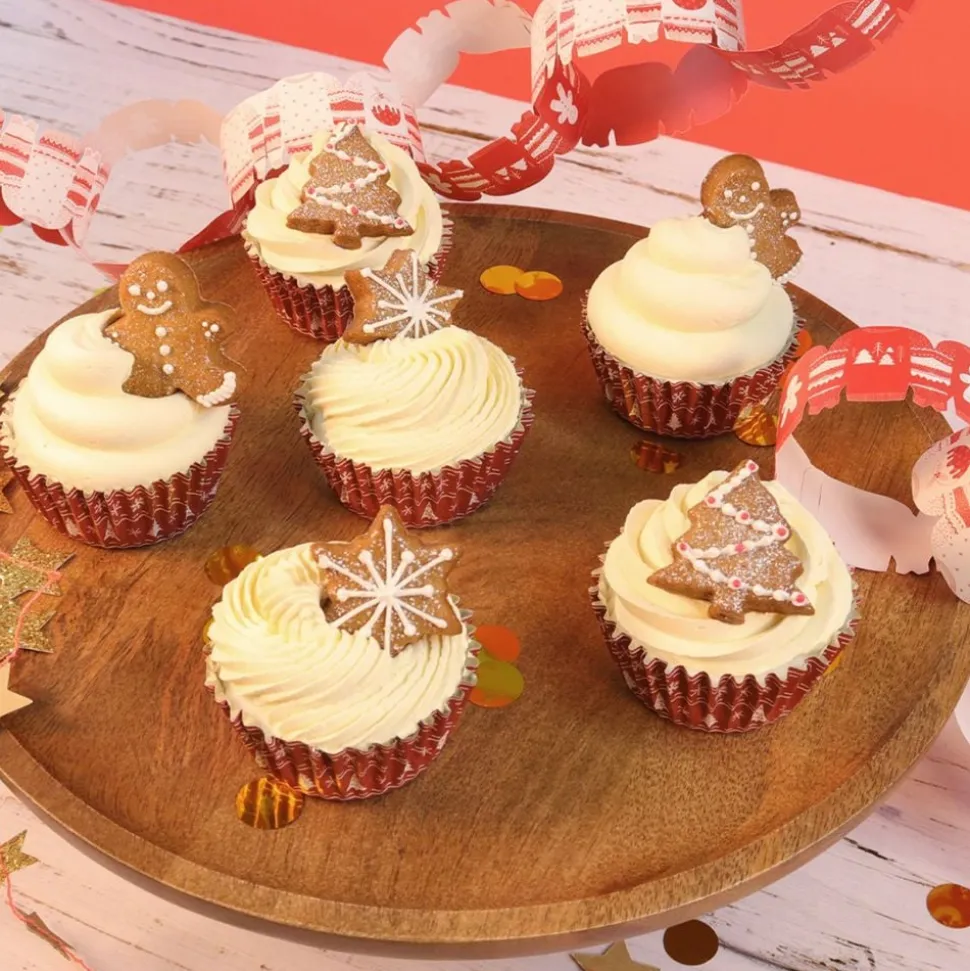 PME Muffinsformer med folie og julemotiv