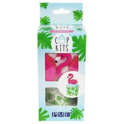 PME Sukkerfigurer Flamingo Cupcake Kit