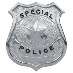 Politiemblem i metall
