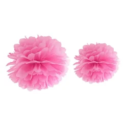 Pom Pom Rosa Hengende Dekorasjon