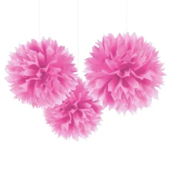 Pomponger Rosa Takdekorasjon