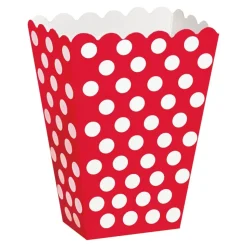Popcornbegere Røde Prikkete