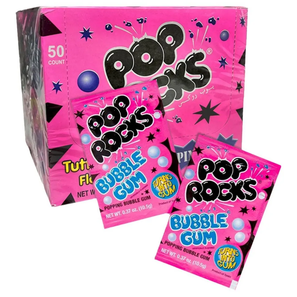 Pop Rocks Bubble Gum Storpakning