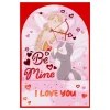 Pop Up-kort Be Mine