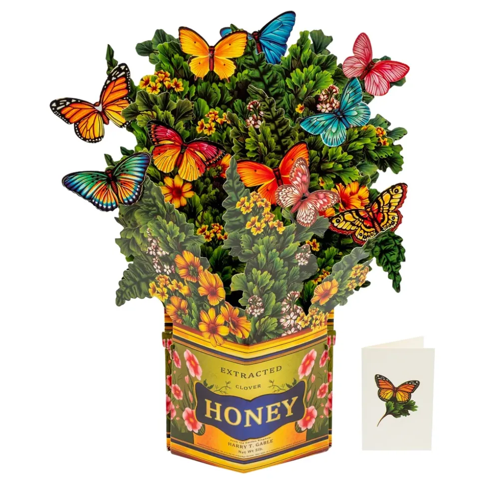 Pop Up-kort Blomster