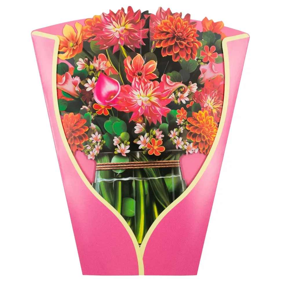 Pop Up-kort Blomster